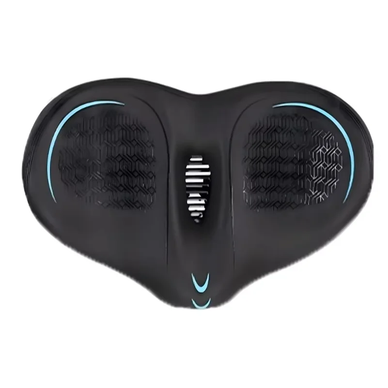 Oversized Noseless Bike Saddles High Elastics Wide Bicycles Cushions Replacement for Men Women