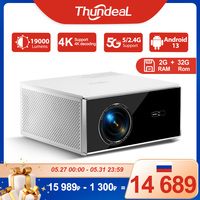 ThundeaL 2K 4K Full HD 1080P Projector TDA7W 2G 32G Android 13 WiFi 6 Home Theater TDA7 Beam Projector for Outdoor Meeting Video