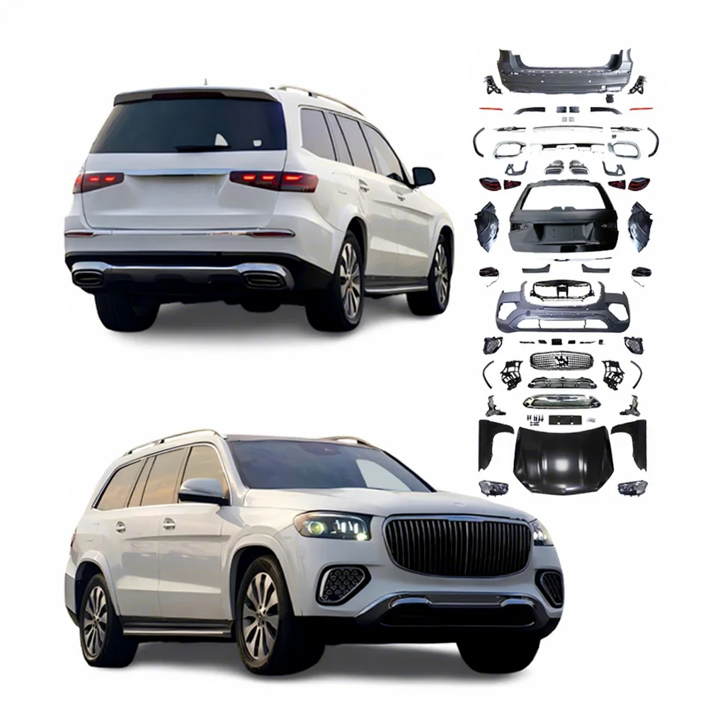 2025 Factory New Production Bodykit for 2013-2019 GL X166 Upgrade to 2025 X167 GLS  Style Bumper Led Headlight Bonnet
