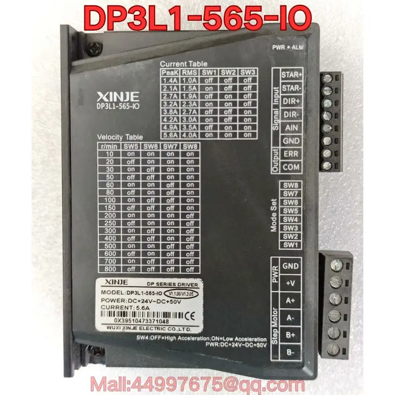 

Second-hand DP3L1-565-IO stepper driver function test is normal