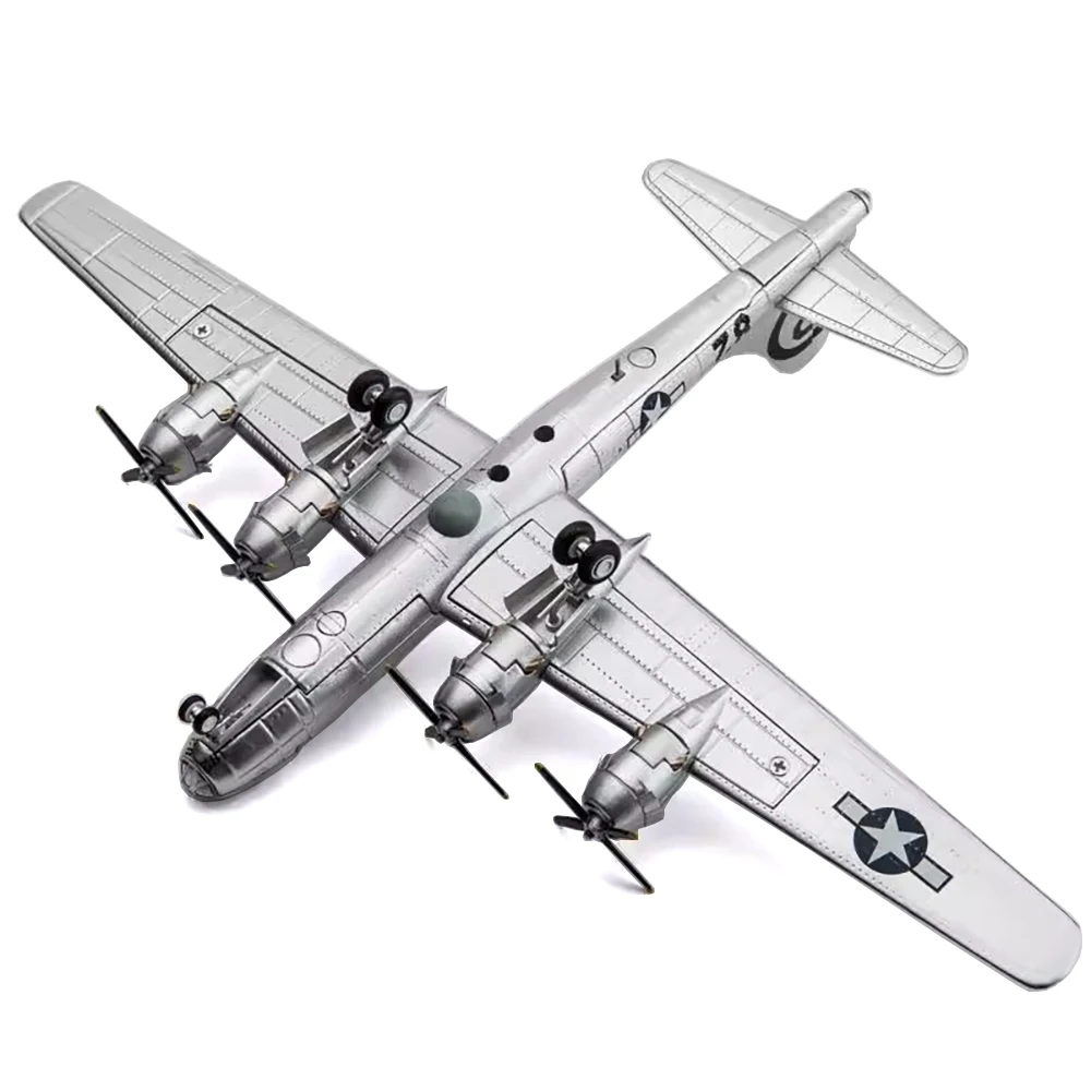 1/144 Alloy Strategic Bomber B29 US Air Force B-29 Superfortress Aircraft Model Children Kids Gift for Collection Decoration