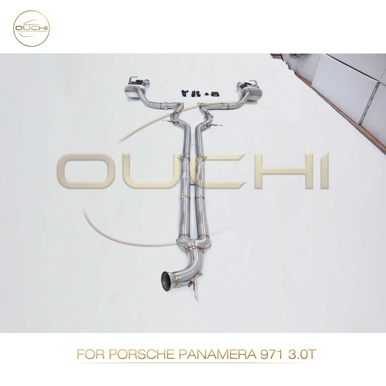 

OUCHI High Precision Machining For Porsche Panamera 971 3.0T Stainless Steel Exhaust Catback With Electronic Valve Muffler