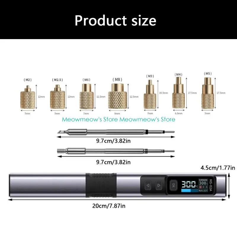 W91A Professional Printing Heat إدراج نصيحة لحامها للتثبيت السريع بدون أدوات إضافية #6
