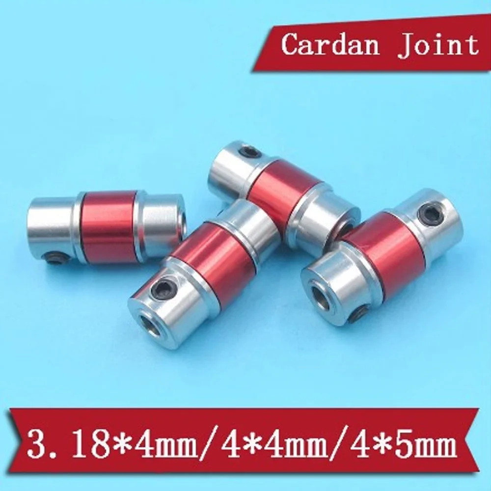 Elastic Coupling Joint 3.175 4mm 5mm To 4mm Coupler Fr RC Boat for MONO Yacht Marine Stainless Steel Remote Control Toys Parts