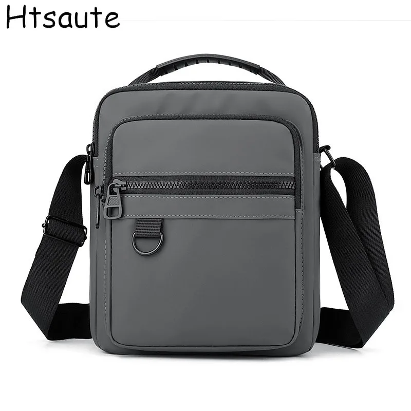 Bolsa de ombro de nylon impermeável masculina, bolsa crossbody, mensageiro de grande capacidade, design de luxo, nova, 2022