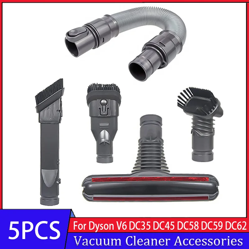 Replacement Attachments Tools Brush Kit for Dyson V6 DC24 DC33 DC35 DC44 DC45 DC58 DC59 DC62 DC74 Cordless Vacuum Accessories