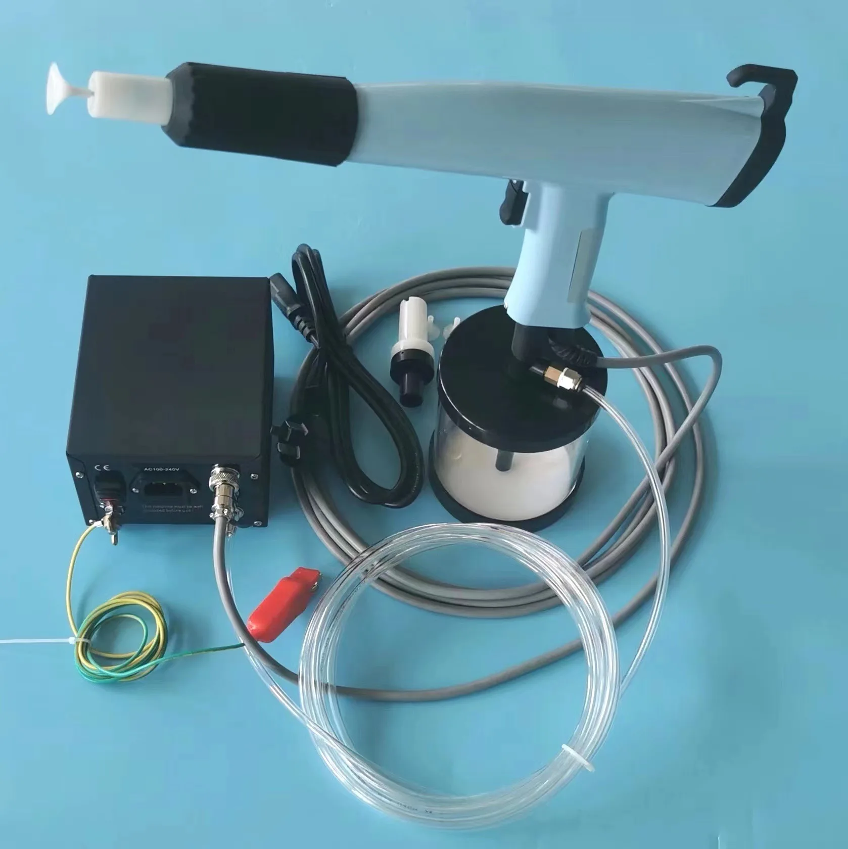 Machine Electrostatic powder spraying machine Automobile wheel hub change spraying machine Portable proofing processing