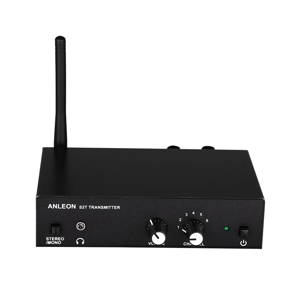 New ANLEON S2 Plus Wireless Digital In-ear Monitor Transmitter UHF Stereo IEM System Stage Monitoring 526-535Mhz