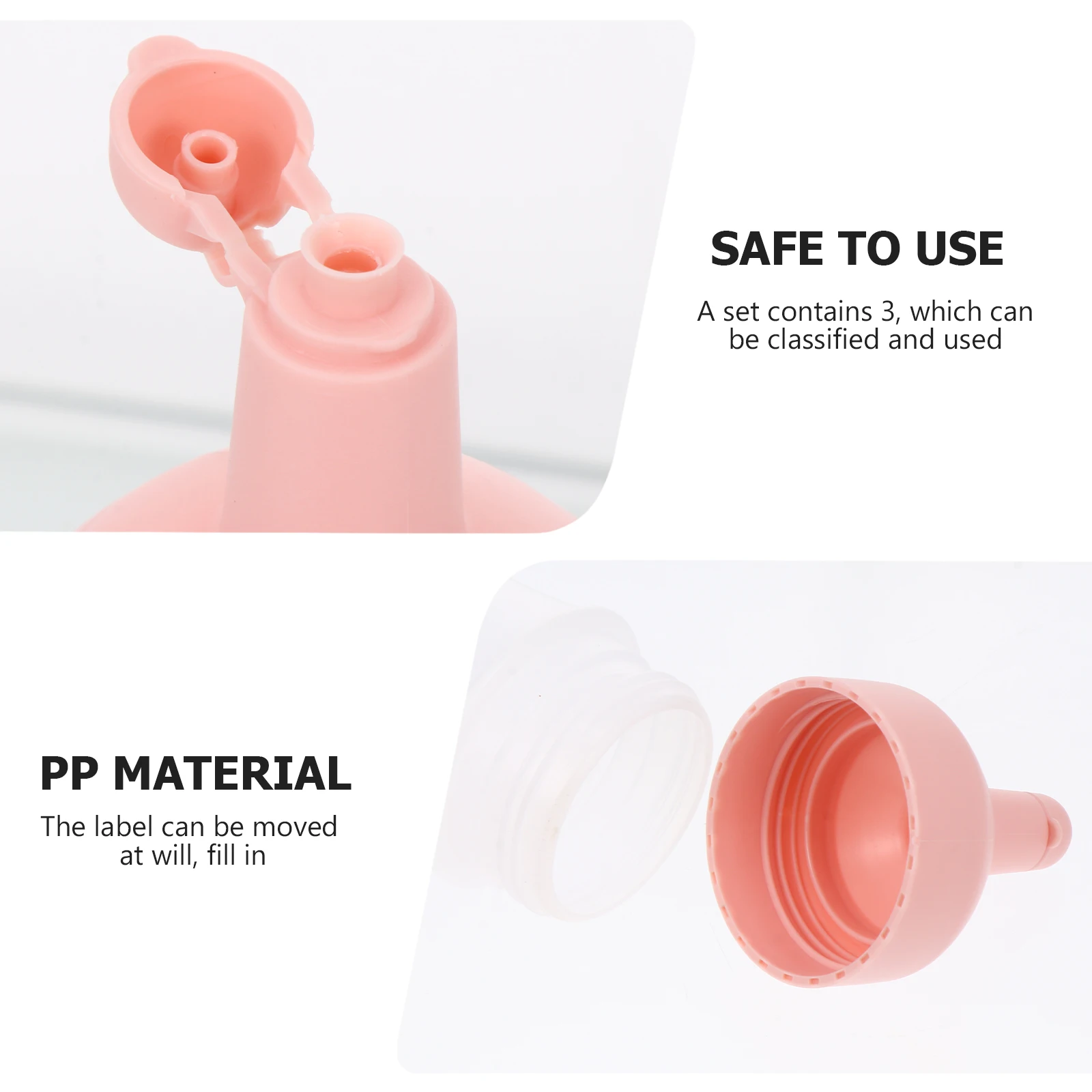 

3pcs 280Ml Condiment Squeeze Bottles Kitchen Oil Dressings Dispenser Bbq Sauces Containers Measuring Scale Label Cooking Baking