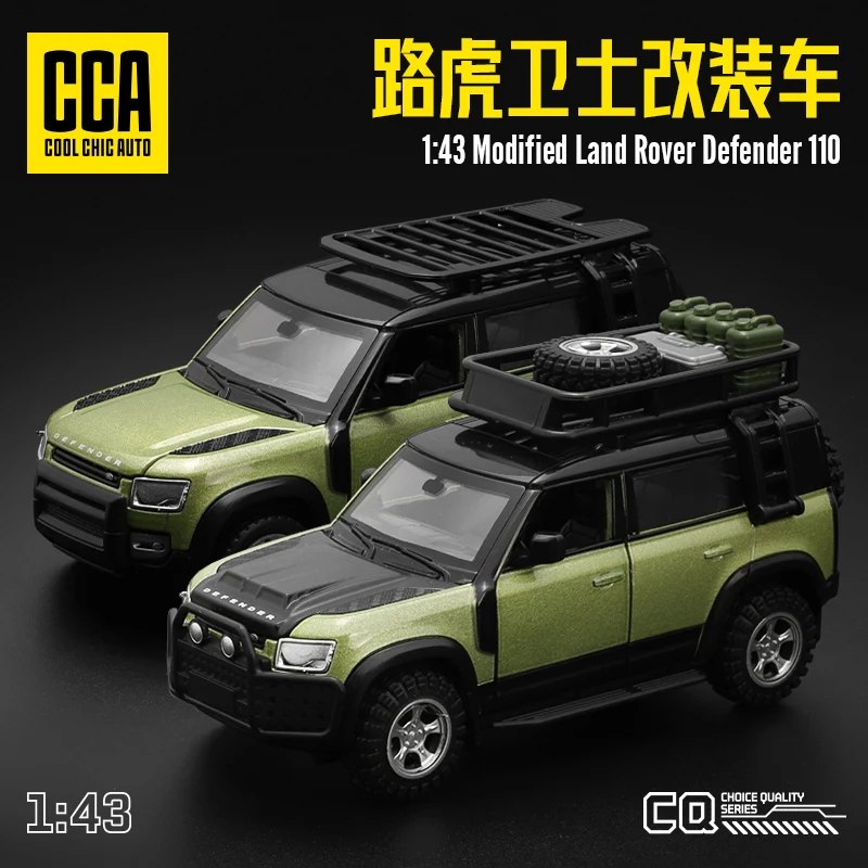 

CCA 1:43 Land Rover Defender modified alloy off-road vehicle model suitable for collection and can be given as a gift
