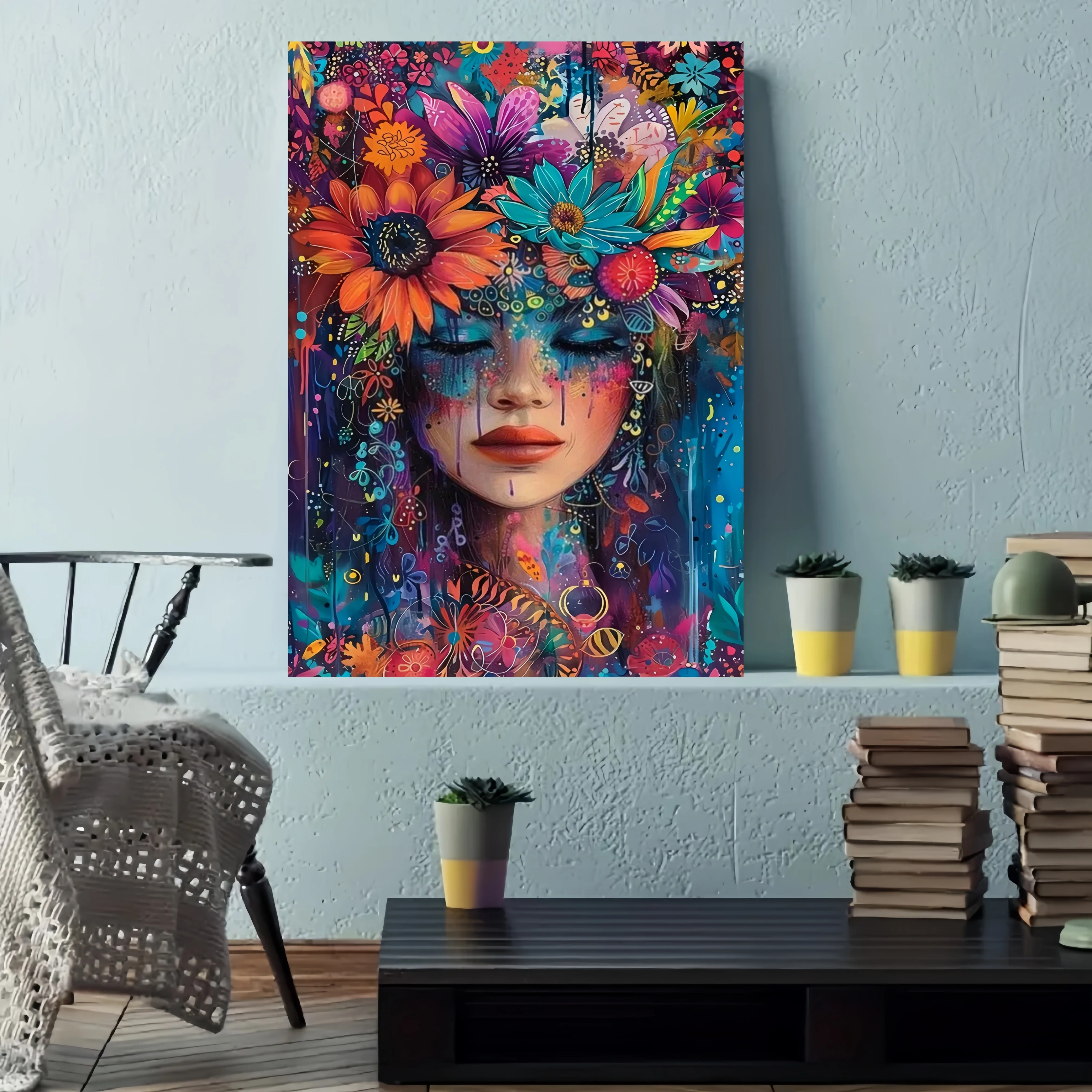 300/500/1000 Stück Papierpuzzle mit Blumenmotiv für Erwachsene, Anfänger, lustige Familienaktivitäten, Geburtstagsgeschenk für Kinder ab 14 Jahren