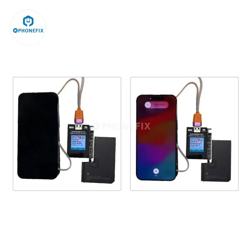 Probador emergente de vida de batería OSS W09 Pro V3, herramienta de ciclo de datos de reparación de Salud de batería fija, sin etiqueta, Cable para IPhone 11-15PM