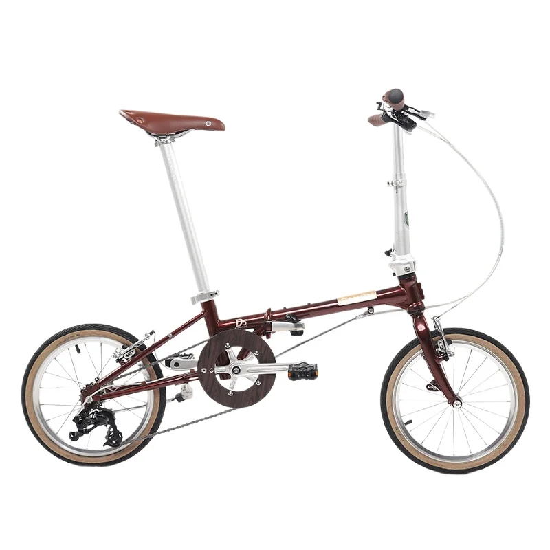 

DAH ON16 дюймов D5 складной велосипед с регулируемой скоростью для взрослых мужчин и женщин, студенческий ретро-велосипед HAC653