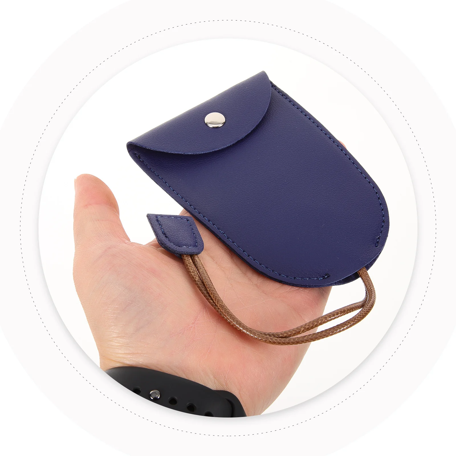 

8 Pcs Car Key Case Pouches for Holding Keys Pu Bag Holder Pull Out Cases Keychain