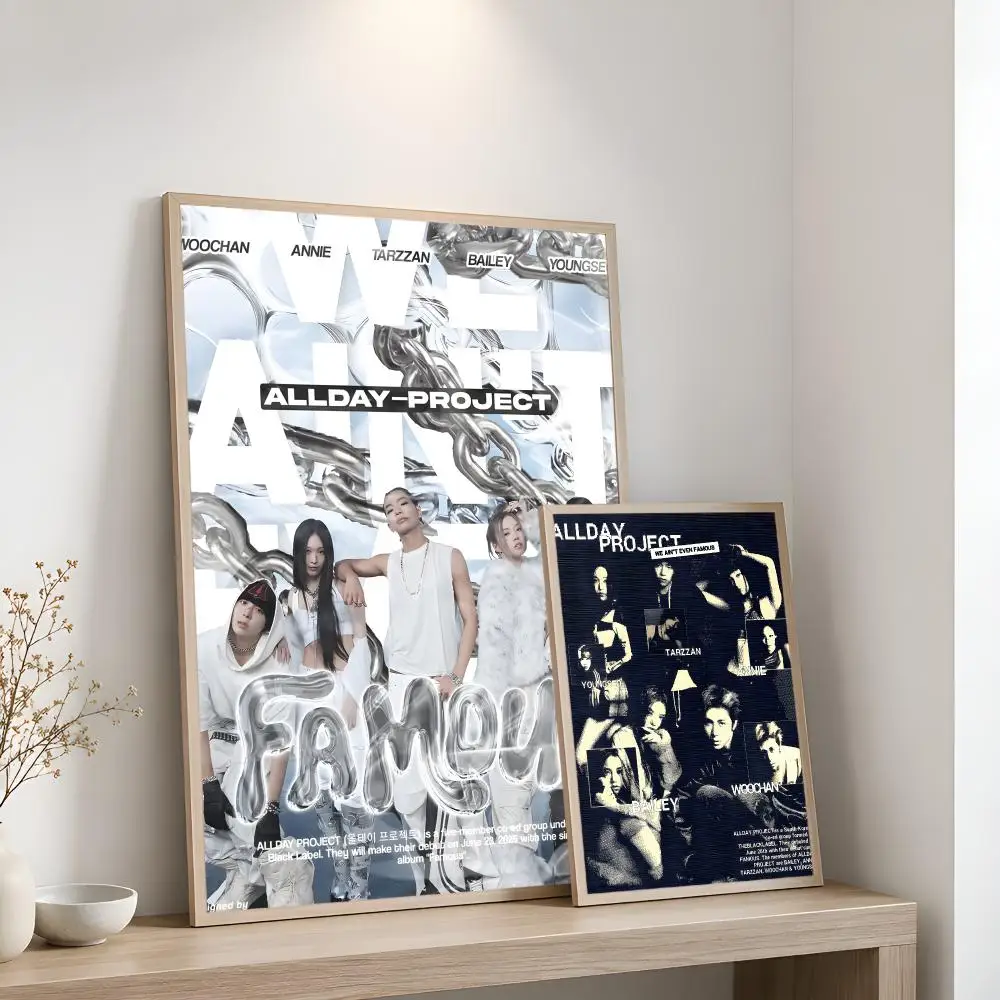 ALLDAY P-PROJECT Poster Home Artwork For Living Room Bedroom Office Dorm Apartment Gift