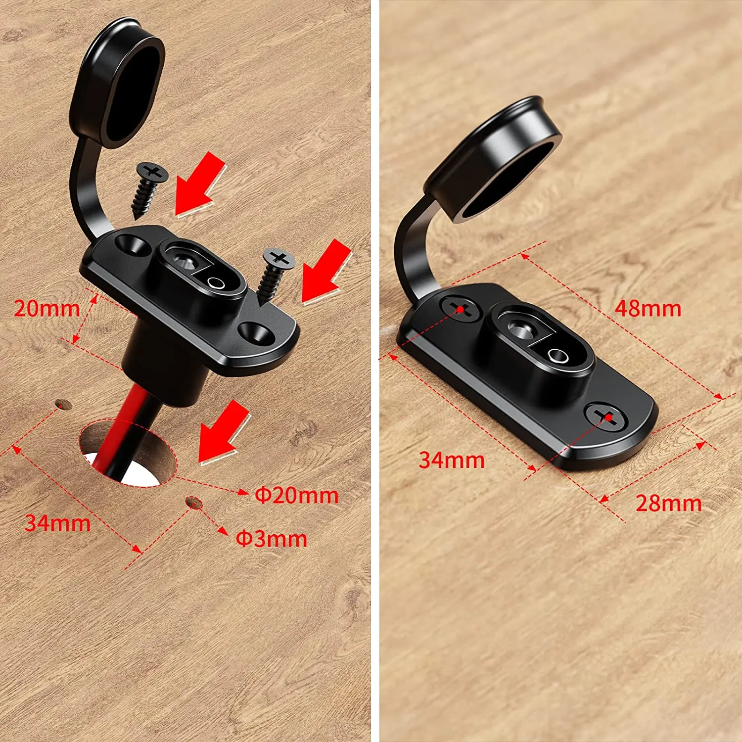 5 Pieces SAE Quick Connector Harness SAE Adapter Male Plug to Female Socket Cable 1FT 12AWG SAE Extension Wire