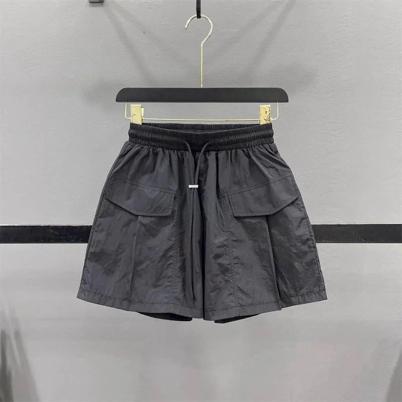 Sporty A-line Shorts for Women Summer Sale Korean Style Vintage Casual Pants Parachute Elastic Waist Sweatpants Women Clothing