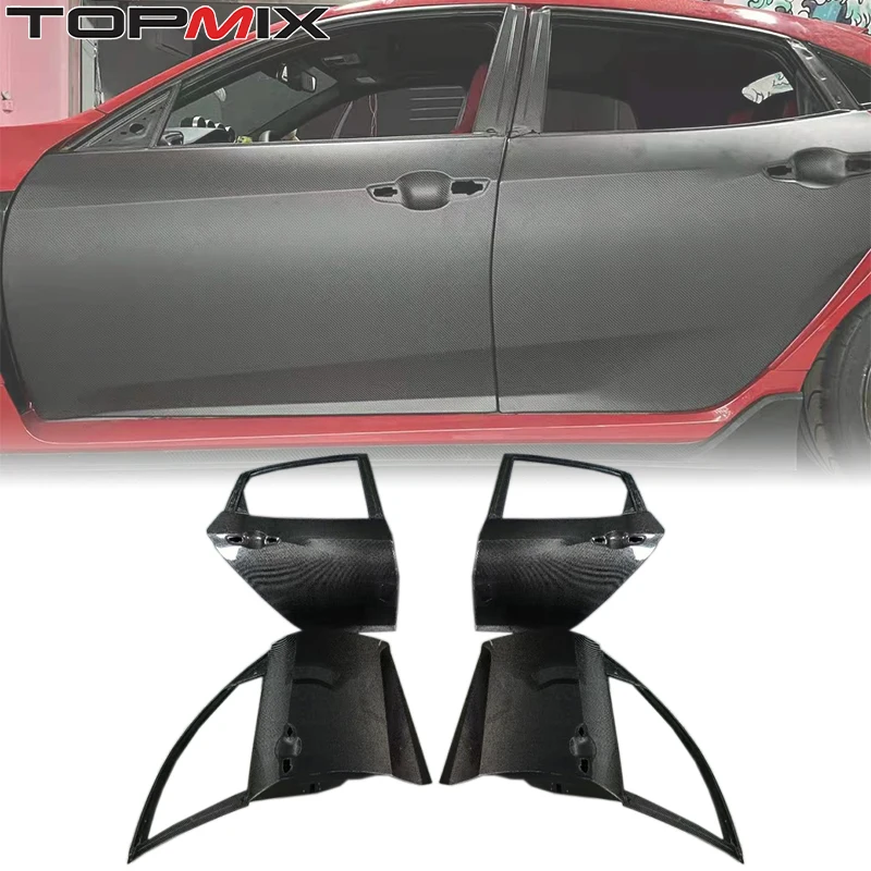 

For Honda Civic FC1/FK7/Type-R FK8 OEM Style Carbon Fiber Front & Rear Doors
