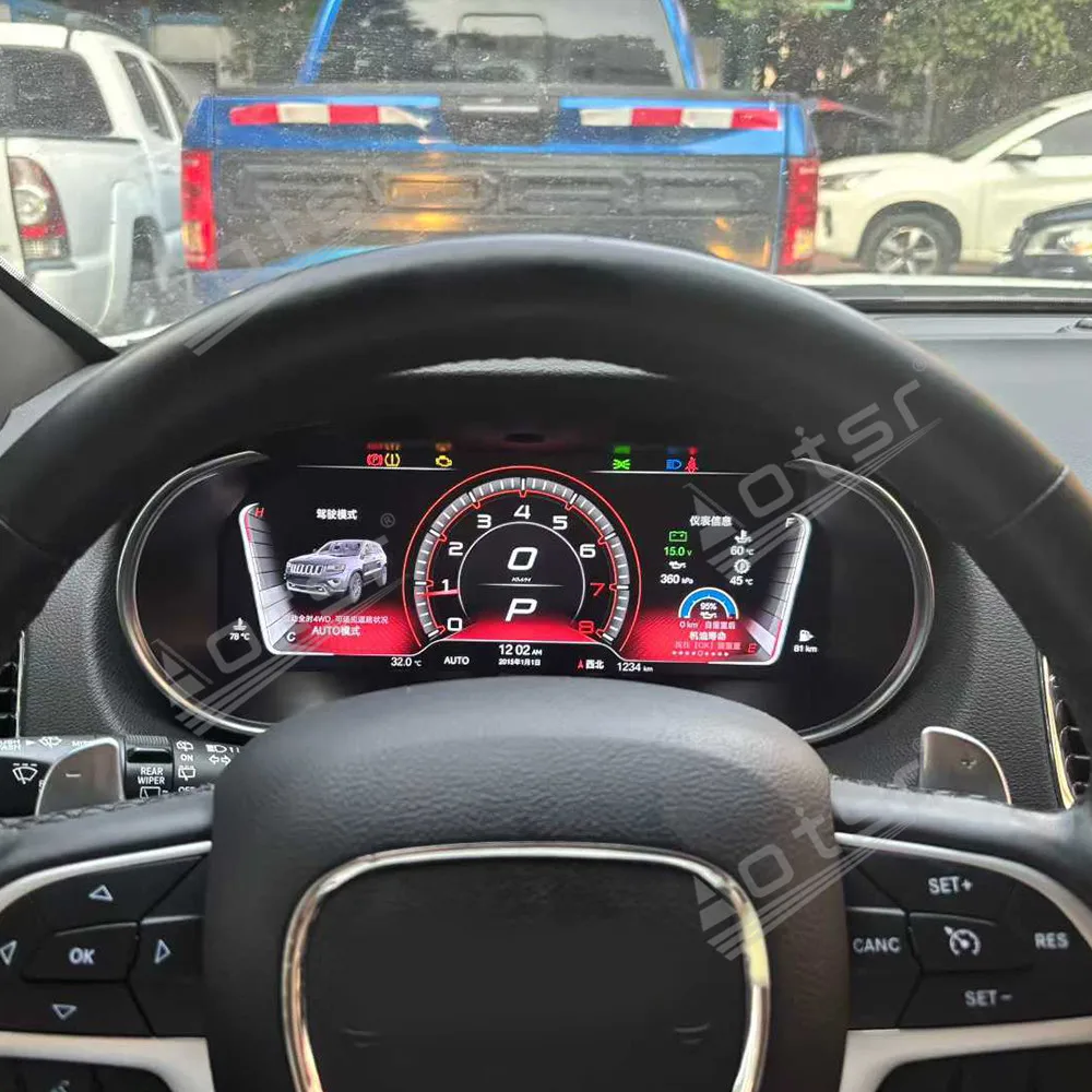 For Dodge Durange LCD instrument panel 2008-2021 Digital Cluster Virtual Cockpit Car Multimedia Player Speed Meter Dashboard