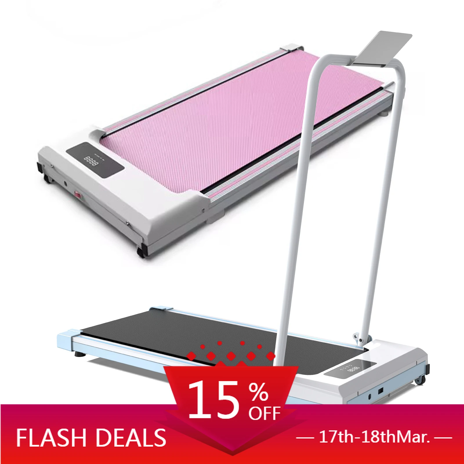 

STLF Hot Sale 2-in-1 Treadmill LED Display 120kg Motor Small Folding Desk Wireless for Under Desk Treadmill Walking Pad for Home