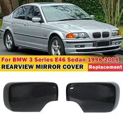For BMW 3 Series E46 1998-2005 E39 1996-2003 LHD Replacement Rearview Side Mirror Cover Wing Cap Exterior Rear View Case Trim