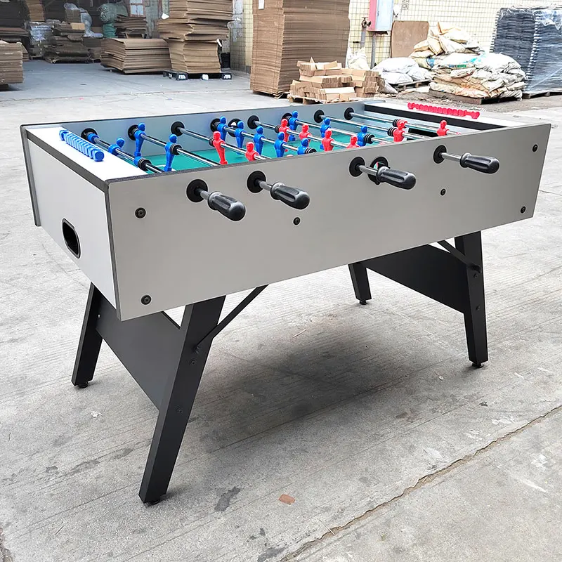 Folding Leg Foosball Table Indoor Soccer Game Table Portable Entertainment Furniture For Family Recreation,