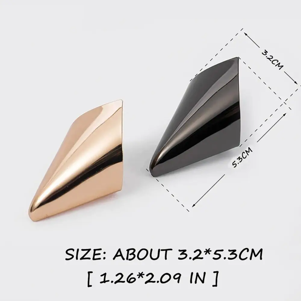 1Pairs Anti Wear Shoe Clips for Ladies Metal High Heels Tip Cap Women Shoe Pointed Protector Elegant Shoe Repair Accessories