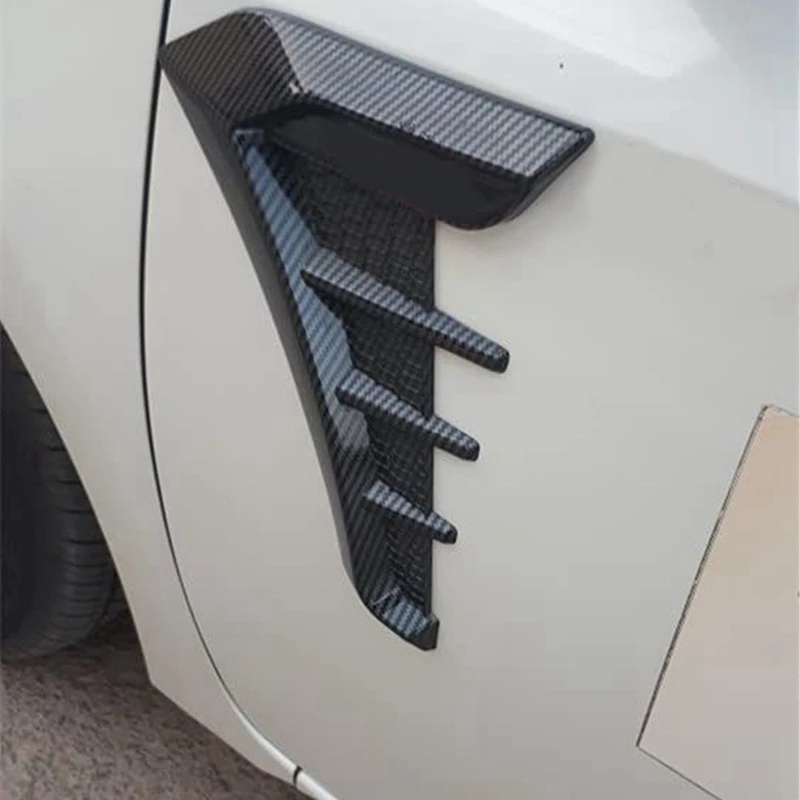 Car Splitter Spoiler Modification Side Mesh Ventilation Grille Fender Decorative Flank Fender Outlet Accessories