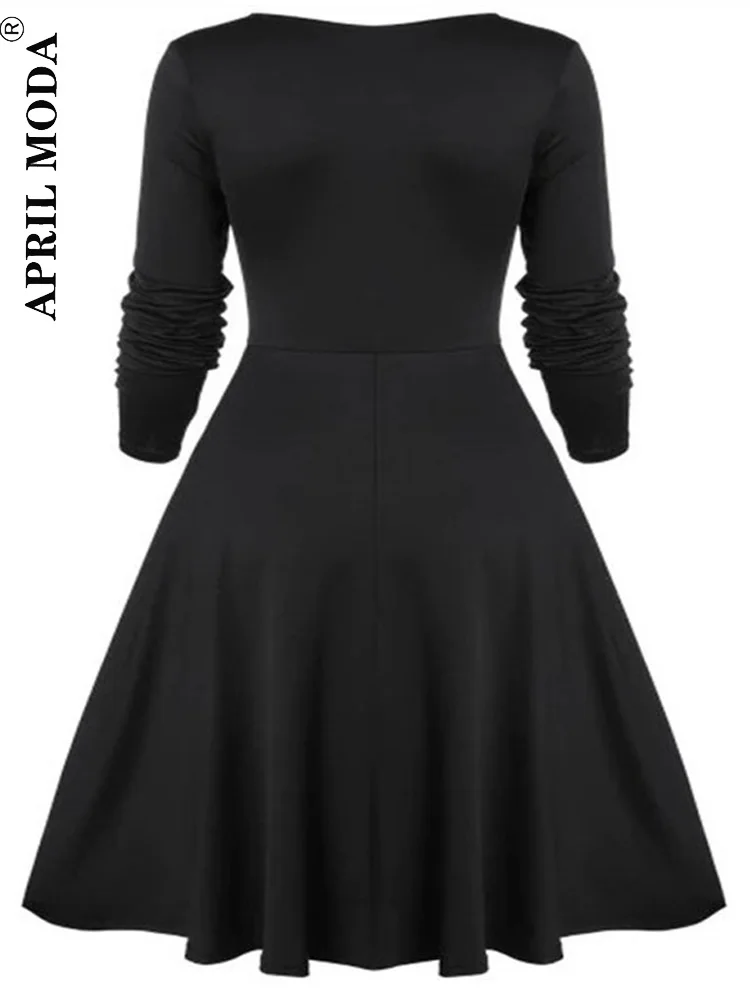 S-5XL Gothic na co dzień kobiety sukienka Vintage 50s 60s Rockabilly koronkowa huśtawka Pin Up Party sukienki elegancka tunika Vestidos Drop Shipping