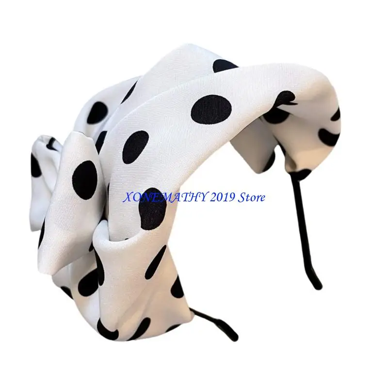 

F42F Breathable Muslin Hairband Decorative Festival Headpiece Adults Headpiece for Female Fashion