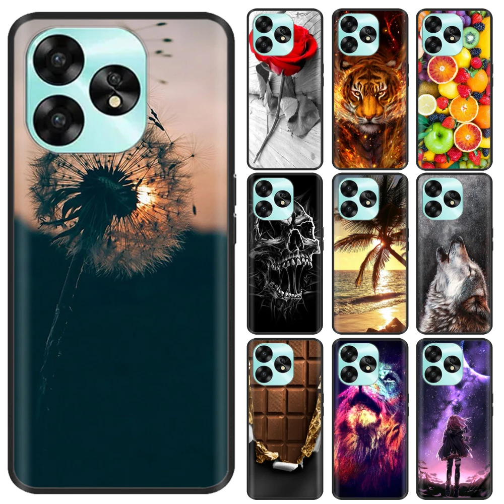 For Umidigi A15C Case A15 Cover Cat Dog Lion Painted Soft TPU Silicone Phone Cases For Umidigi A15C A15 Back Cover Fundas Coque