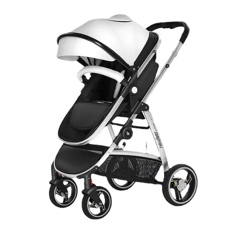 Newber Baby Stroller Lightweight Folding Sit-down High-view Newborn Two-way Baby Stroller  Baby Car Seat