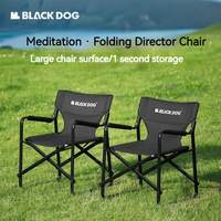 Naturehike BLACKDOG Folding Moon Chair Widen Leisure Fishing Stool Outdoor Camping Beach Armchair Portable Director Relax Seat