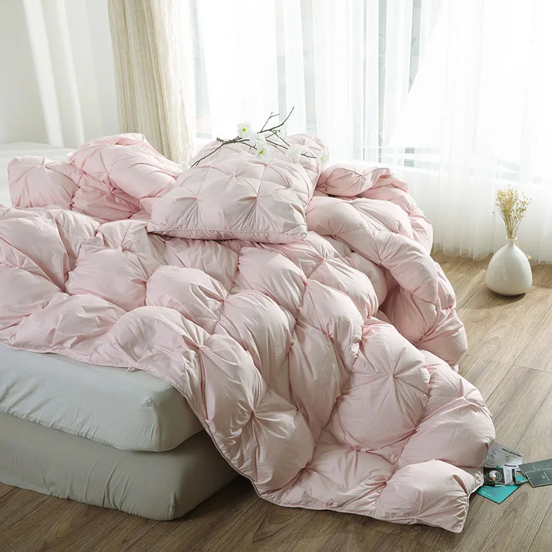 Cotton Down Comforter 95 White Goose Down Winter Quilt 98 Suspended Duvet, Core Down Jacket