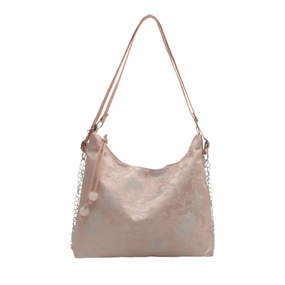 

Elegant Chinese Style Backpack Embroidery Large Capacity Cheongsam Tote Bag Exquisite Multipurpose Ancient Underarm Bag Daily