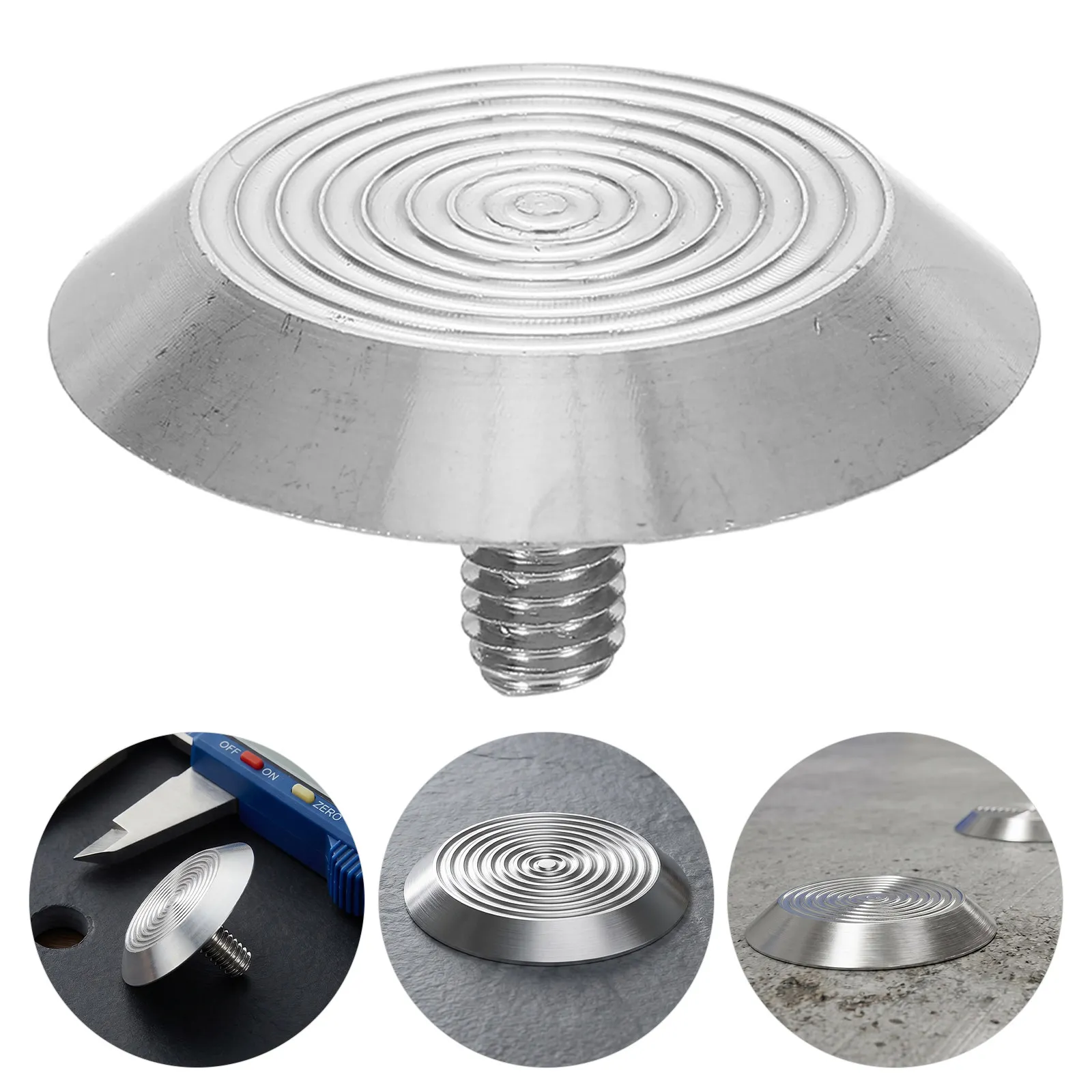 20 Pcs Studs Blind Pavement Metal Tactile Nails Guide Pathway Non Skid Paving Impaired Slip Navigation