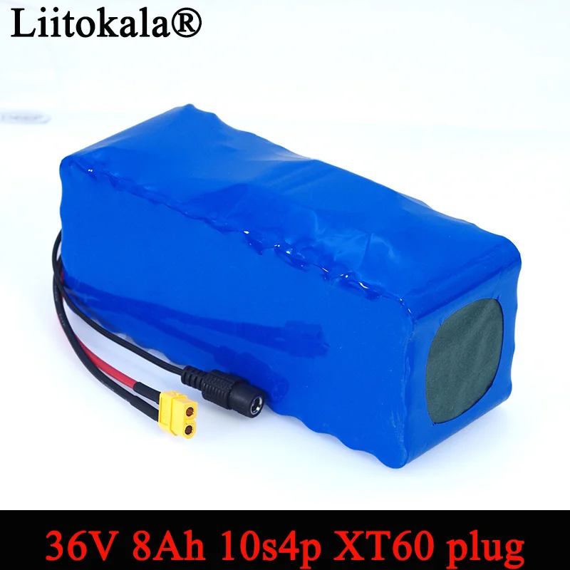 

Liitokala 36V 8Ah 10S4P 18650 Rechargeable battery pack ,modified Bicycles,electric vehicle 42v Protection with BMS backup power