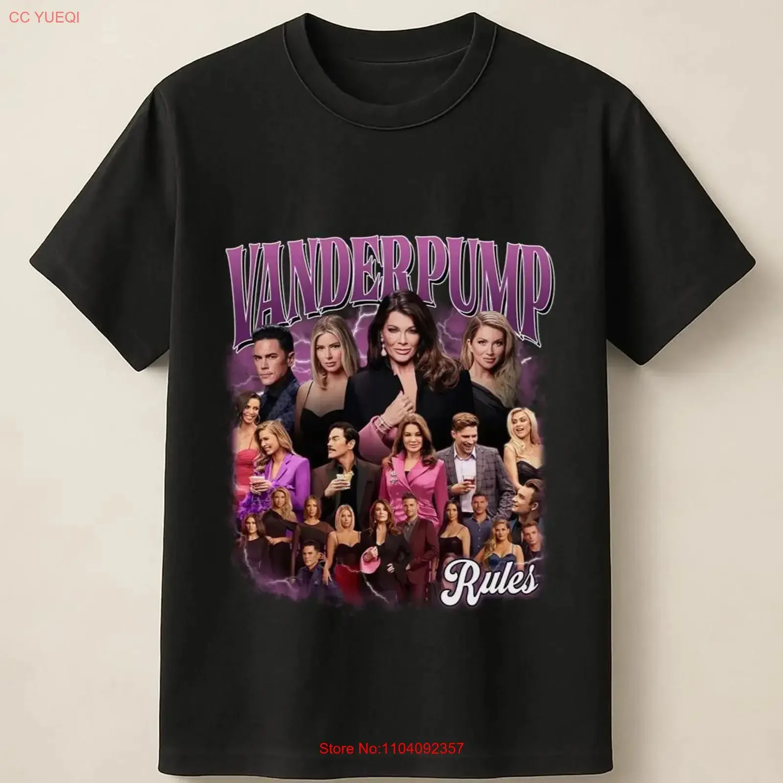 Vanderpump Rules Retro Design Cast Moments And Cocktail Theme T Shirt vintage Washed Casual Slightly fashion Comfortable