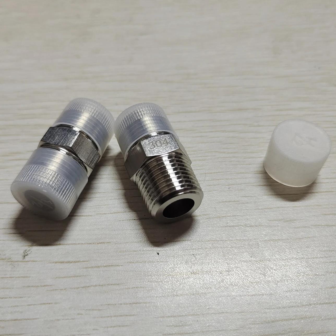 High Pressure Equal Reducer Hex Nipple 304 Stainless Steel Pipe Fitting Connector 1/8 1/4 3/8 1/2 BSPT NPT M20*1.5 Water Oil Gas