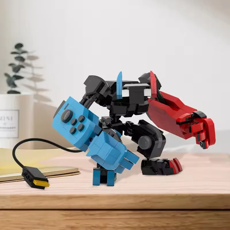 

Creative MOC Game Console Transform Mech Building Block Game Consoles Model DIY Assembly Toys Ornaments Holiday Gifts For Kids