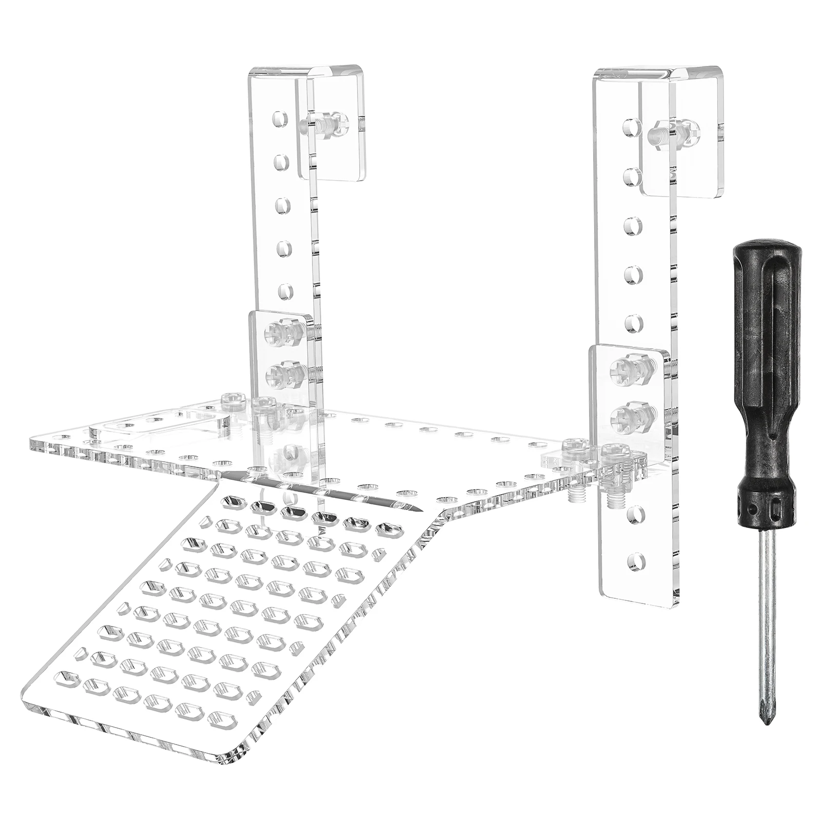 

Acrylic Turtle Basking Platform High Water Floating Island S Size Hanging Easy Install Disassemble Terrarium Decor Pet Supplies