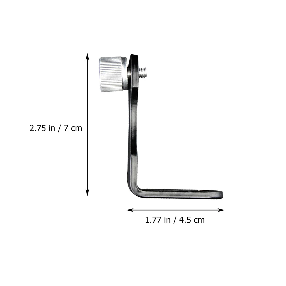 

Tripod L Type Tripod Adapter Aluminum Iron Mount Bracket Heavy Duty Stable Reusable Photography Studio Supplies