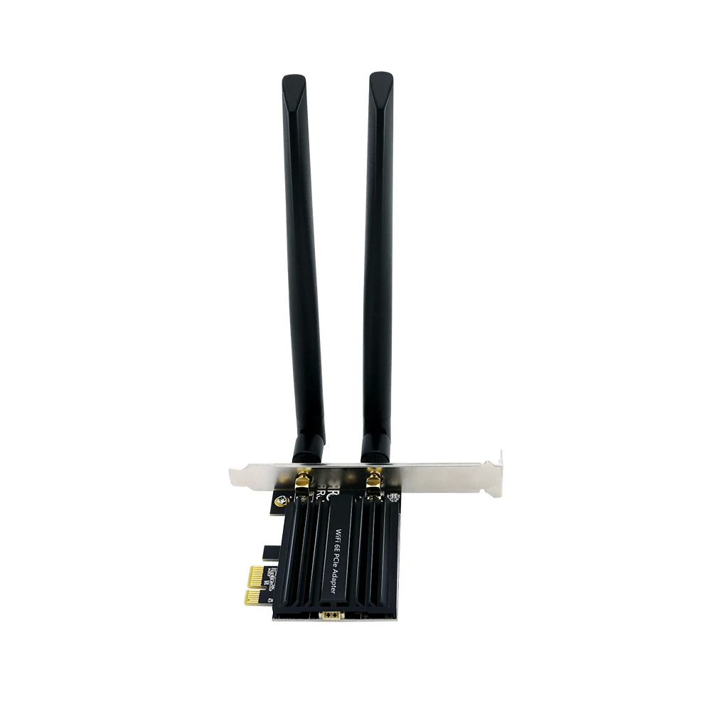 OEM 802.11AX WIFI6E 5400Mbps 2.4G/5.8G/6G 160Mhz اللاسلكية PCIe بطاقة الشبكة المحلية محول BLE5.2 + 1024-QAM/MU-MIMO usb واي فاي محول