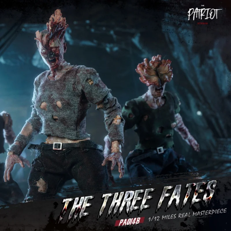 

In Stock Patriot Studio The Last Of Us - Clicker Zombie Action Figure 1/6 Scale Articulated Collector'S Model With Base Stand