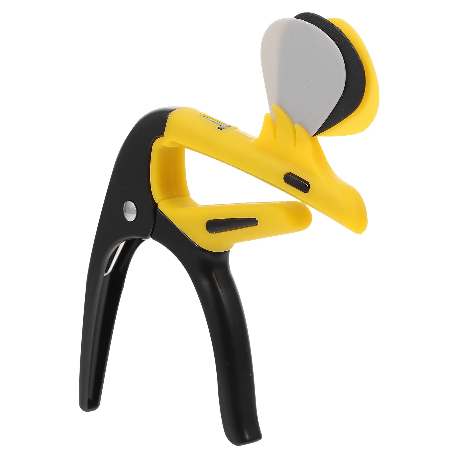 

1 Set Guitar Capo Zinc Alloy Lightweight Durable Folk Guitar Accessory Quick Release Adjustable Pitch Tool Practical Sandhi Clip