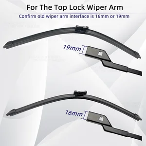OEM-UNIVERSAL WIPER BLADES FOR CAR, SLIM TOP LOCK J HOOK, Soft rubber, windshield wipers, replacement parts, wholesale 7 Main Sales Wholesale Automotive Accessories - №6