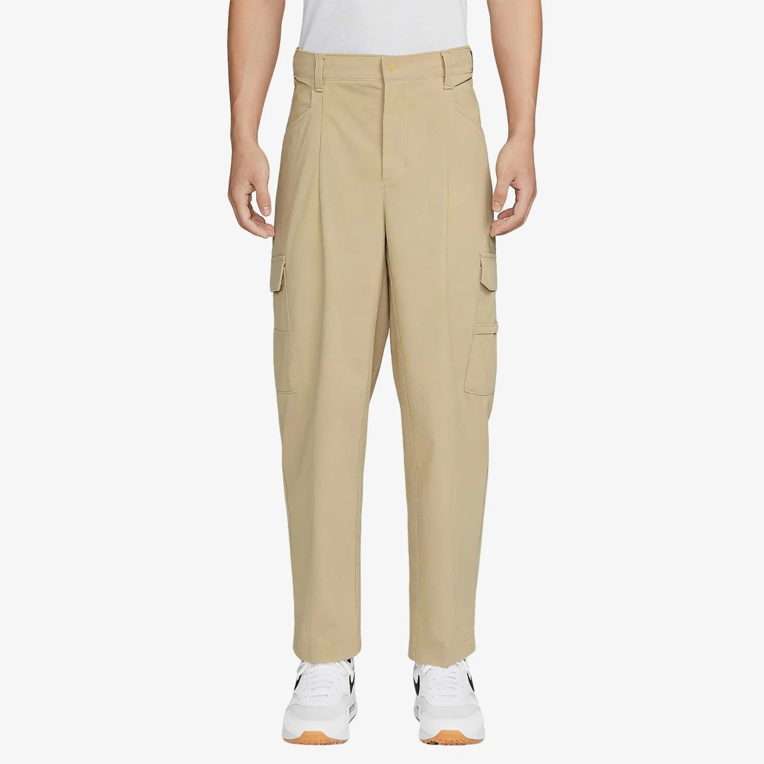 Nike genuine S new men's khaki beige loose multi pocket workwear pants IB0659-282