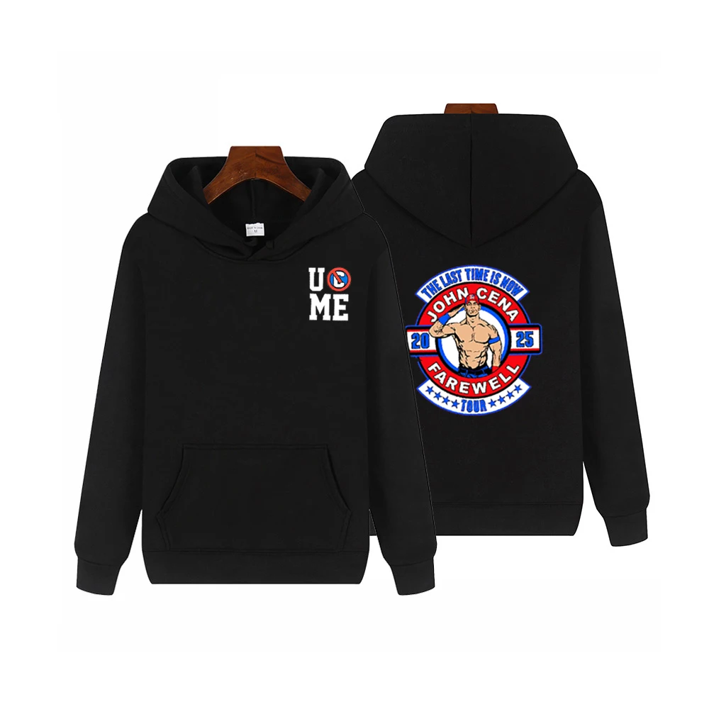 

2025 Hot Selling High-Quality John Cena Wwe Farewell Printed Men'S Hoodie Adult Wrestling Fans Must Wear A Unisex Hoodie