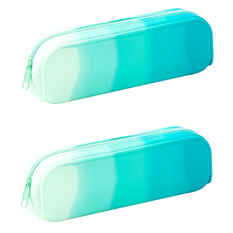 

2 PCS Colorful Waterproof Aesthetic Lightweight & Portable Pen Bag For College Students,Girls