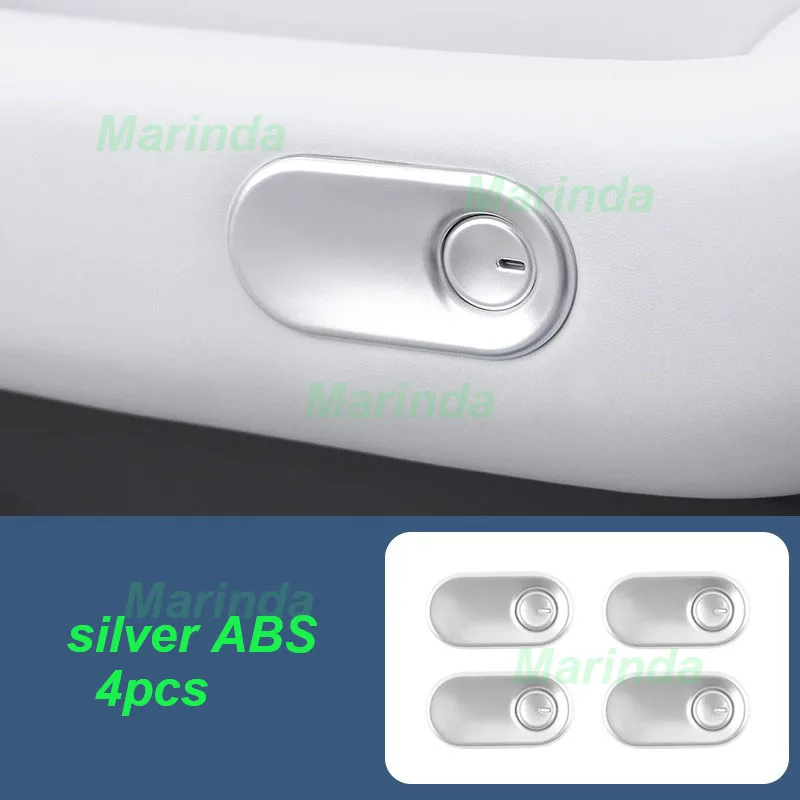 Car Door Button Sticker for XPENG Xiao Peng P7+ 2024 Door Switch Protection ABS Frame Scratch Proof Trims Interior Accessories